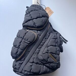Frye and Co. quilted nylon sling bag